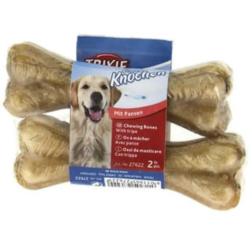 TRIXIE Chewing Bones with Tripe 10 cm 2x35g