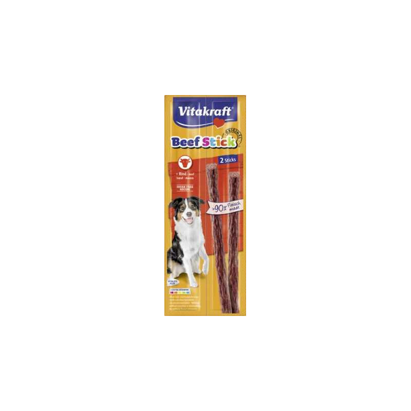Vitakraft VITAKRAFT Jautienos lazdelės su jautiena – šunų skanėstas – 2 x 12g