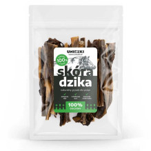 UNISZKI UNISZKI Wild boar skin - dog treat - 100g