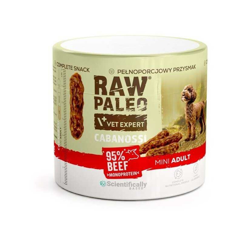 VETEXPERT VetExpert Raw Paleo Cabanossi beef mini 100g