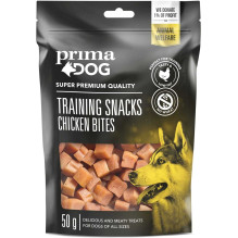 PRIMA Treniruočių užkandžiai Vištienos kąsneliai 50g
