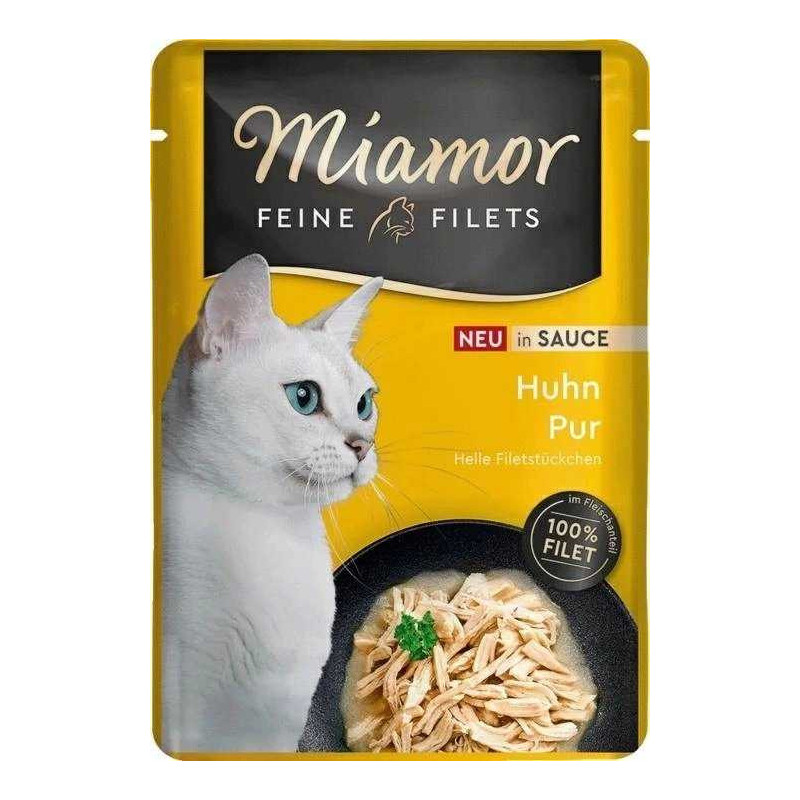 Miamor MIAMOR Smulkinti vištienos filė padaže - šlapias kačių ėdalas - 100g