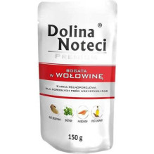DOLINA NOTECI Dolina Noteci Aukščiausios kokybės šlapias šunų ėdalas su jautiena - 150g