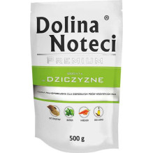 DOLINA NOTECI Dolina Noteci Aukščiausios kokybės elnienos skonio šlapias šunų ėdalas - 500g