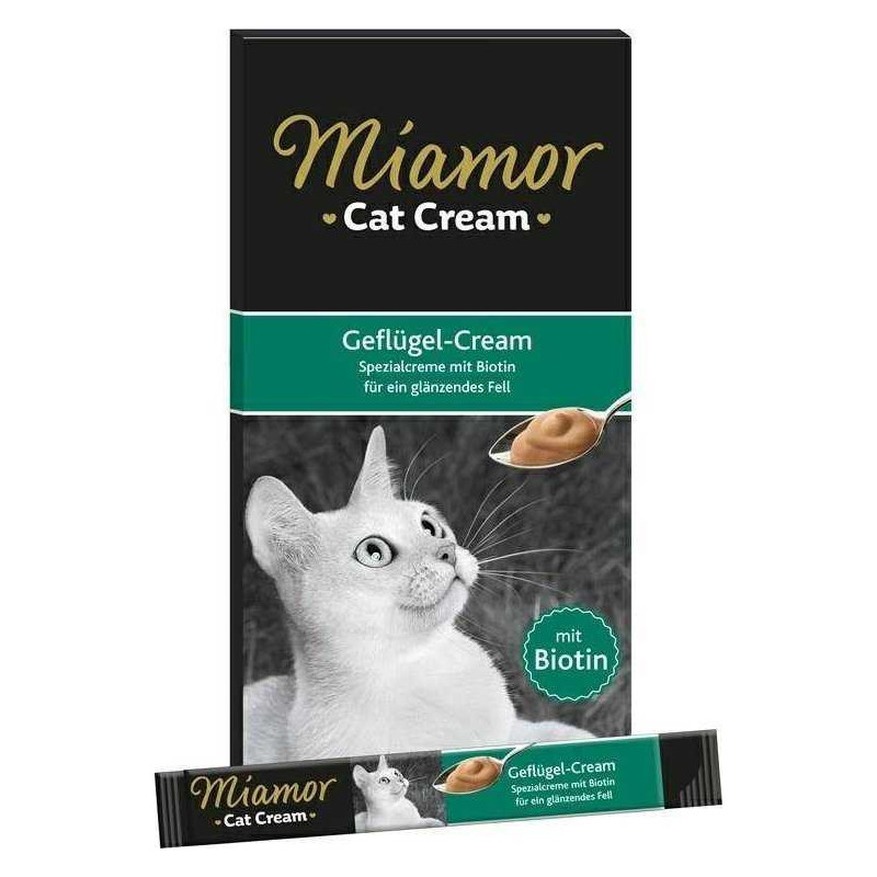 Miamor MIAMOR Cat Kreminė paukštiena - kačių skanėstai - 6x15g