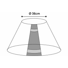 FLAMINGO Postoperative collar "CAPO" with adhesives 36 cm 503004 FLAMINGO Postoperative collar "CAPO" with adhesives 36 cm 503004