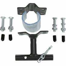 TRIXIE Trixie Bicycle set with leash, for medium and large dogs, graphite