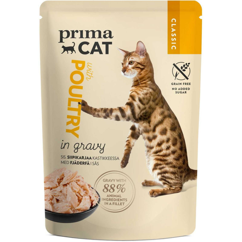 PRIMA Klasikinė paukštiena padaže 85g