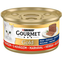 PURINA Gurmaniškas Gold Jautienos putėsiai 85g