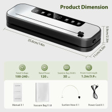 Riff Vacuum sealer with UV sterilization
