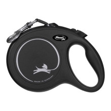 Flexi Flexi automatic leash New Classic tape - L 8m black up to 50kg Flexi Flexi automatic leash New Classic tape - L 8m black up to 50kg