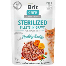 BRIT CARE Filė padaže Sterilizuota sveika triušiena 85g