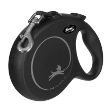Flexi Flexi automatic leash New Classic tape - L 8m black up to 50kg Flexi Flexi automatic leash New Classic tape - L 8m black up to 50kg