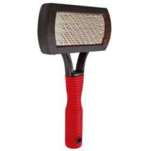 TRIXIE Trixie soft brush with rubber handle 10 x 17 cm