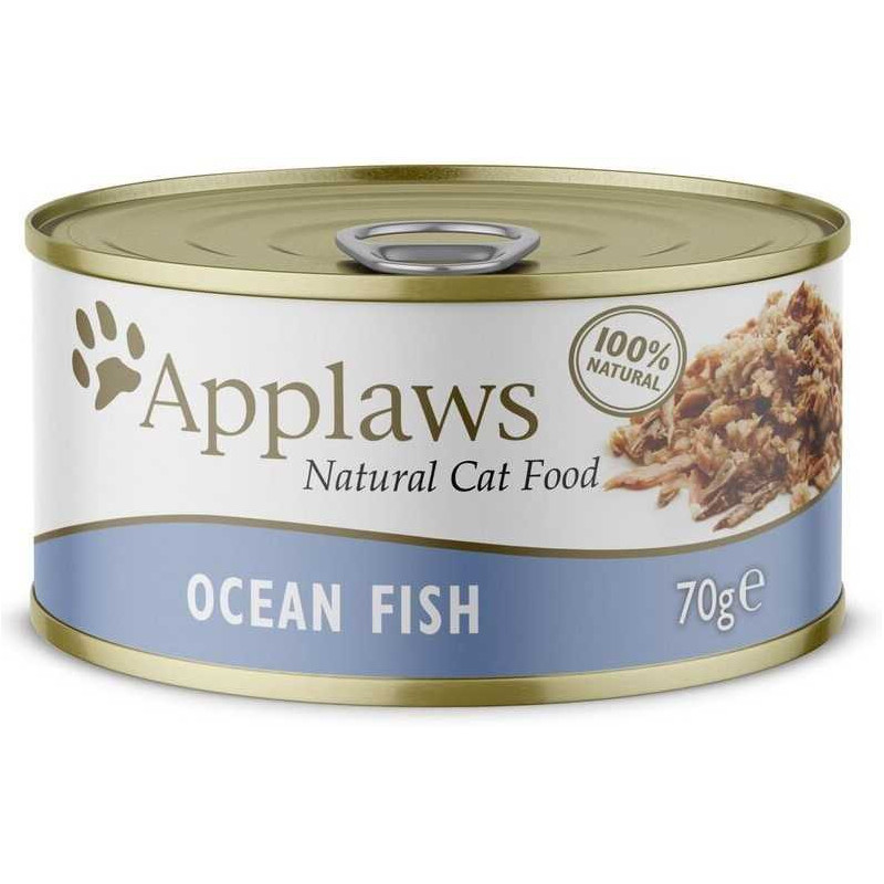 APPLAWS Cat Vandenyno žuvis sultinyje 70g