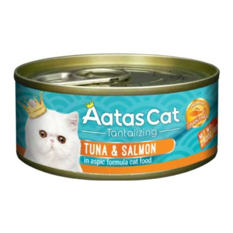 AATAS_CAT Įspūdingas tunas ir lašiša 80g