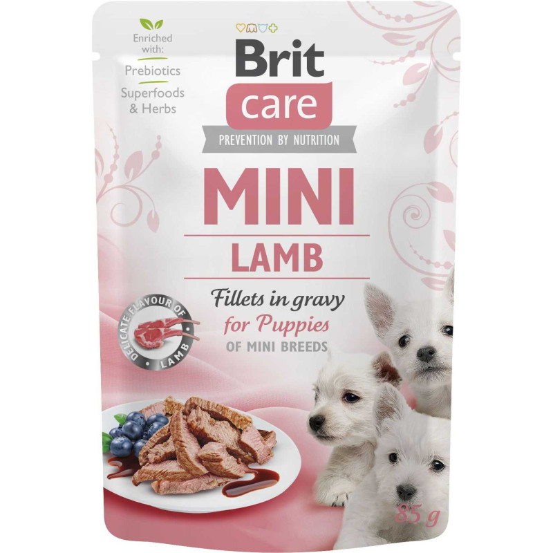 BRIT CARE Mini Puppy Lamb Fillets 85g