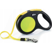 Flexi automatinis pavadėlis Flexi NEON FLEXI juosta L 5m