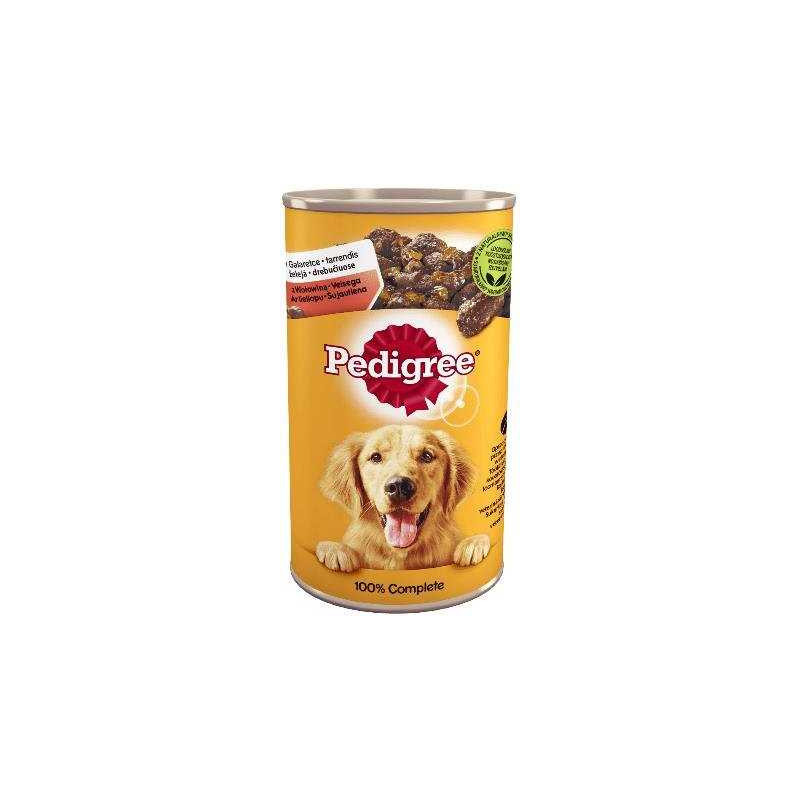 PEDIGREE Šlapias šunų ėdalas su jautiena suaugusiems 1,2 kg