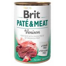 BRIT Paštetas ir mėsa su elniena 400g