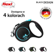 Flexi Flexi automatic leash Black Design S tape 5 m color blue. Flexi Flexi automatic leash Black Design S tape 5 m color blue.