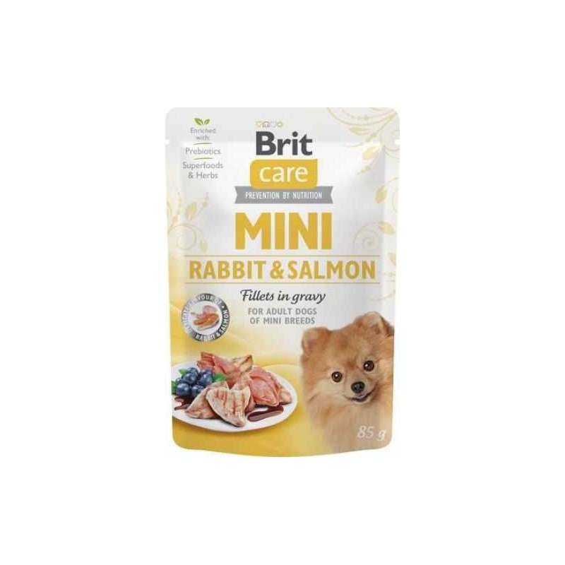 BRIT BRIT Care Mini triušio ir lašišos ėdalas šunims - 85 g