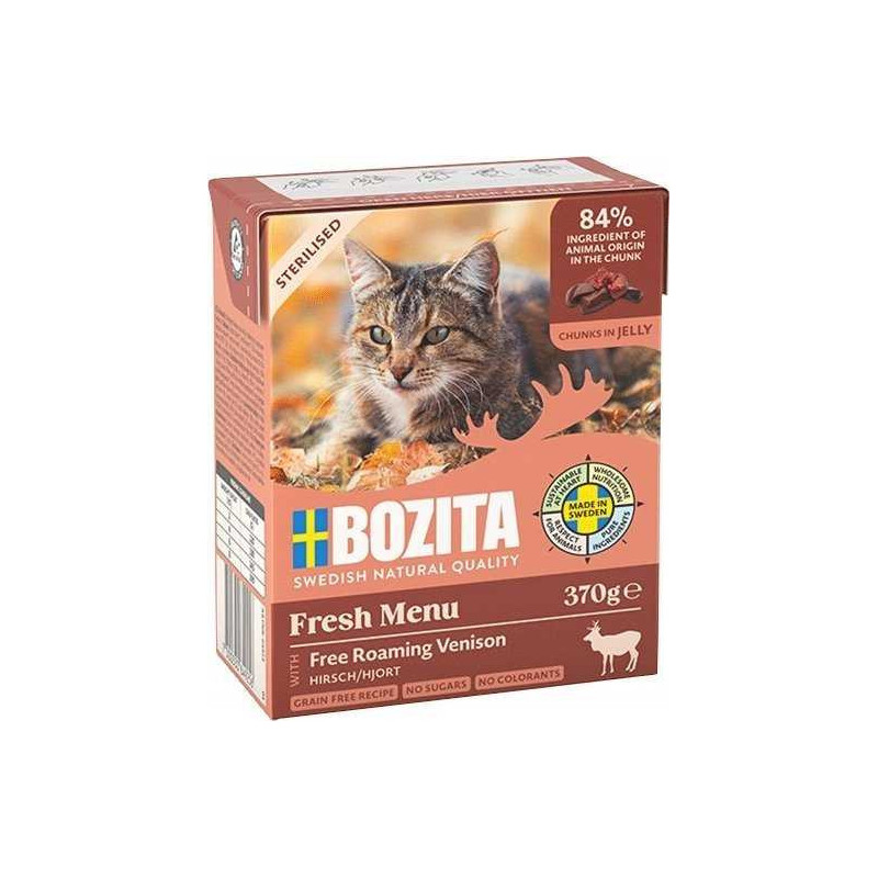 BOZITA BOZITA Fresh Menu Sterilised Venison - wet cat food - 370g