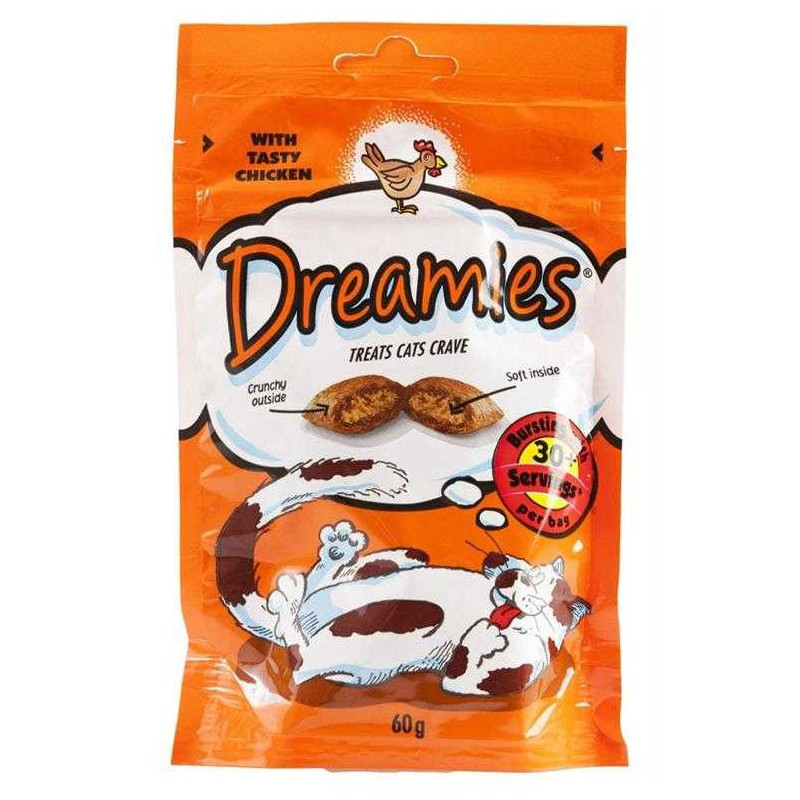 DREAMIES Gardėsis katėms Dreamies su vištiena 60g
