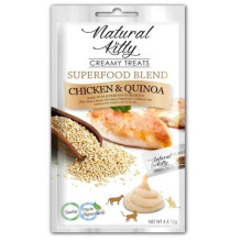 Natural Kitty Supermaisto mišinys su vištiena ir bolivine balanda 4x12g