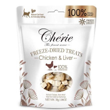 Cherie CHERIE Freeze-dried chicken and liver pieces - cat treats - 30g