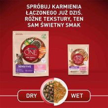 PURINA PURINA One Mini / Small Sensitive Salmon, rice - dry dog food - 800 g PURINA PURINA One Mini / Small Sensitive Salmon, rice - dry dog food - 800 g