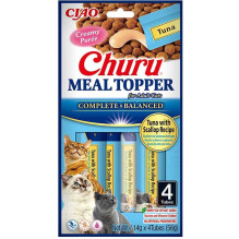 INABA Churu Meal Topper tunas su šukute 4x14g