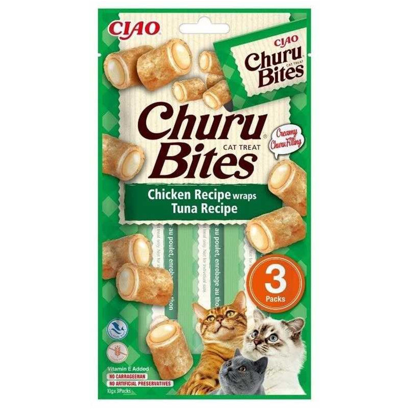 INABA Churu Bites tunas su vištiena 3x10g