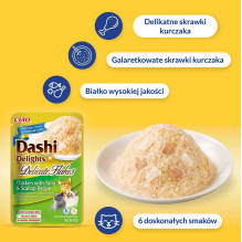 INABA INABA CAT Dashi Delights Delicate Flakes Chicken - cat treat