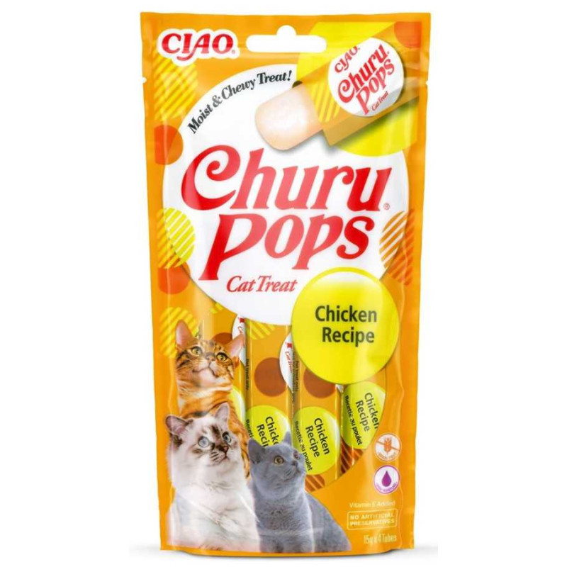 INABA Churu Pops vištiena 4x15g