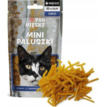 PAN MIĘSKO Pan Mięsko Kačių skanėstai Mini lazdelės Menkė 50g