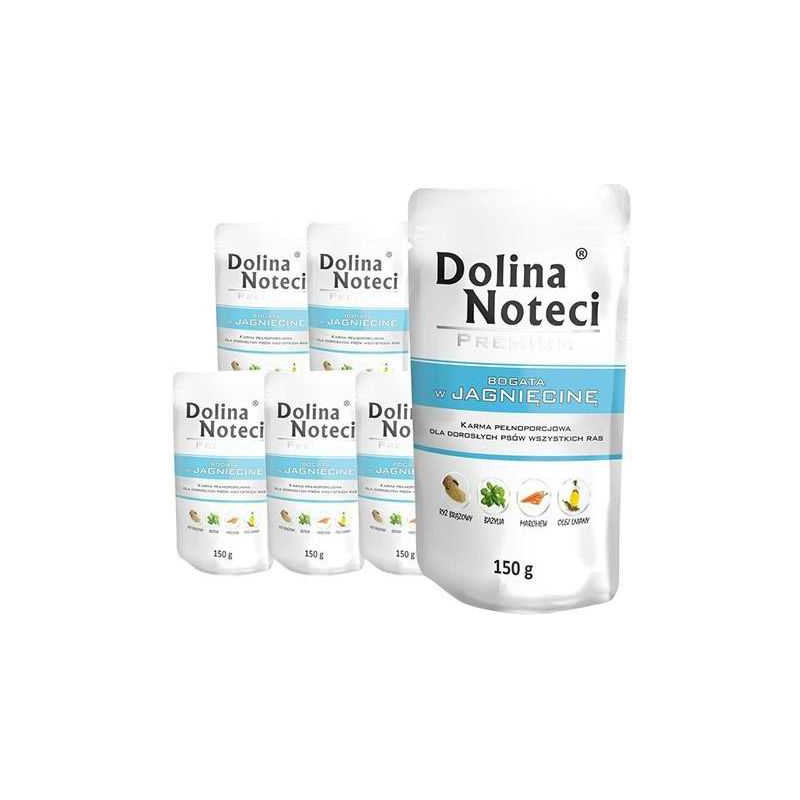 DOLINA NOTECI DOLINA NOTECI Premium klasės šlapias šunų ėdalas su ėriena - 150 g