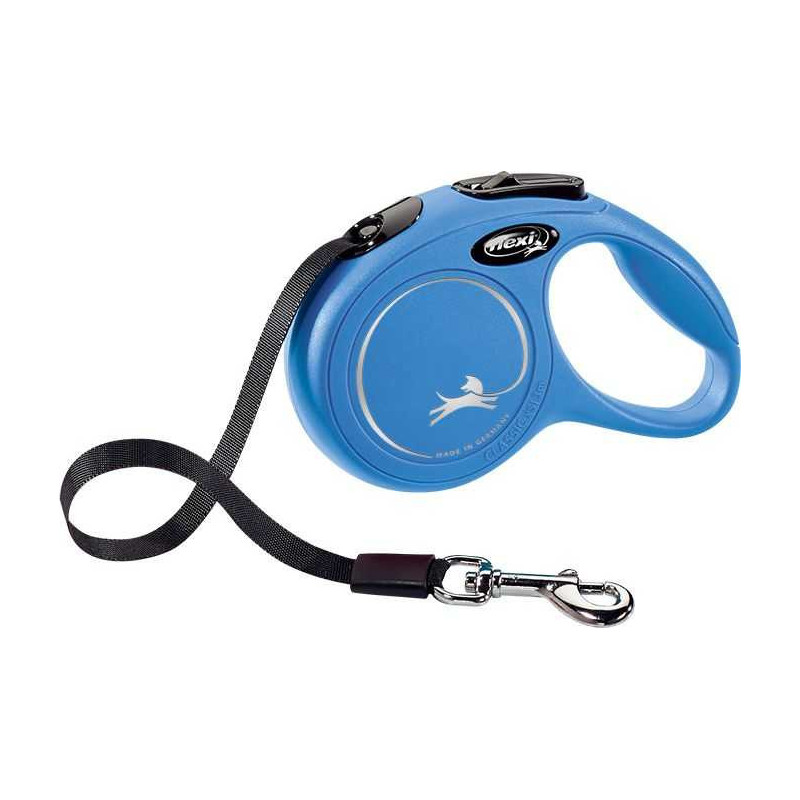 Flexi Flexi Naujas klasikinis automatinis dirželis XS 3m Blue