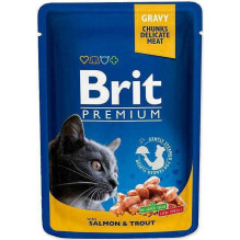 BRIT BRIT Cat Pouches Family Plate - wet cat food - 12 x 100g BRIT BRIT Cat Pouches Family Plate - wet cat food - 12 x 100g