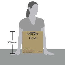 PURINA PURINA GOURMET GOLD Gabalėliai padaže 4 skonių mišinys - šlapias kačių ėdalas -.