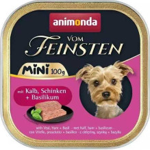 Animonda ANIMONDA Vom Feinsten Adult Mini veršiena, kumpis ir bazilikas – šlapias šunų maistas.