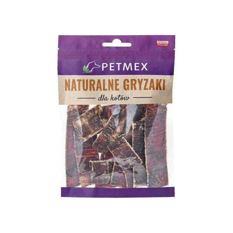 PETMEX PETMEX Jautienos juostelės iš keptos mėsos – kačių skanėstai – 40g