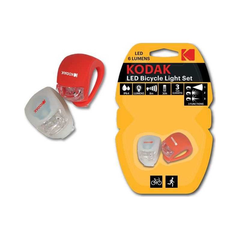 Kodak Kodak Dviratis / Motoroleris Led Žibintai Kodak 2 vnt. priekis + galas Ip6