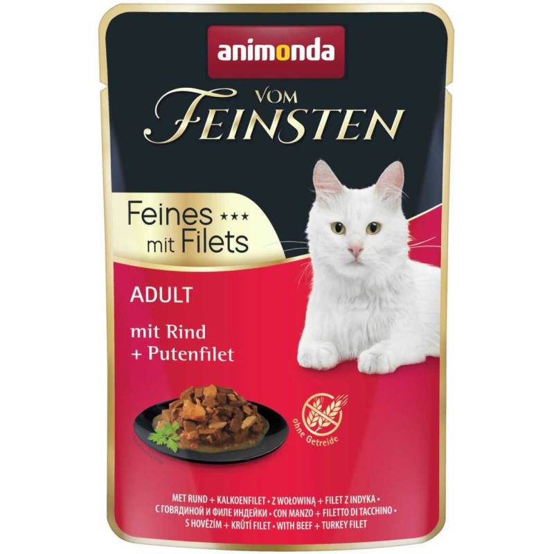 Animonda Aukščiausios kokybės jautienos / kalakutienos filė 85g