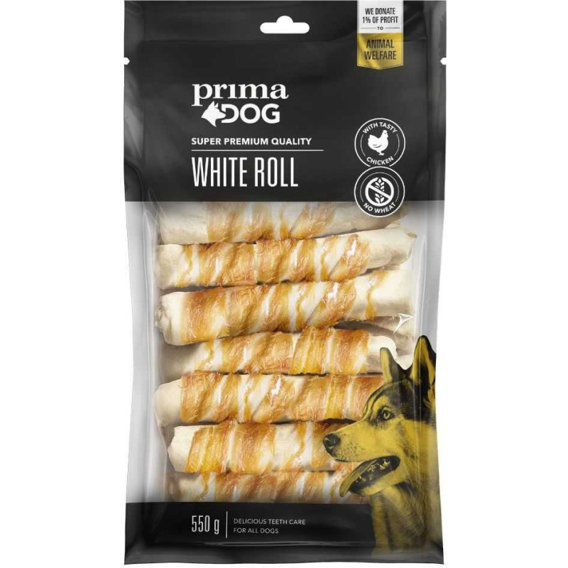 PRIMA White Roll vištiena 13cm 15pcs 550g
