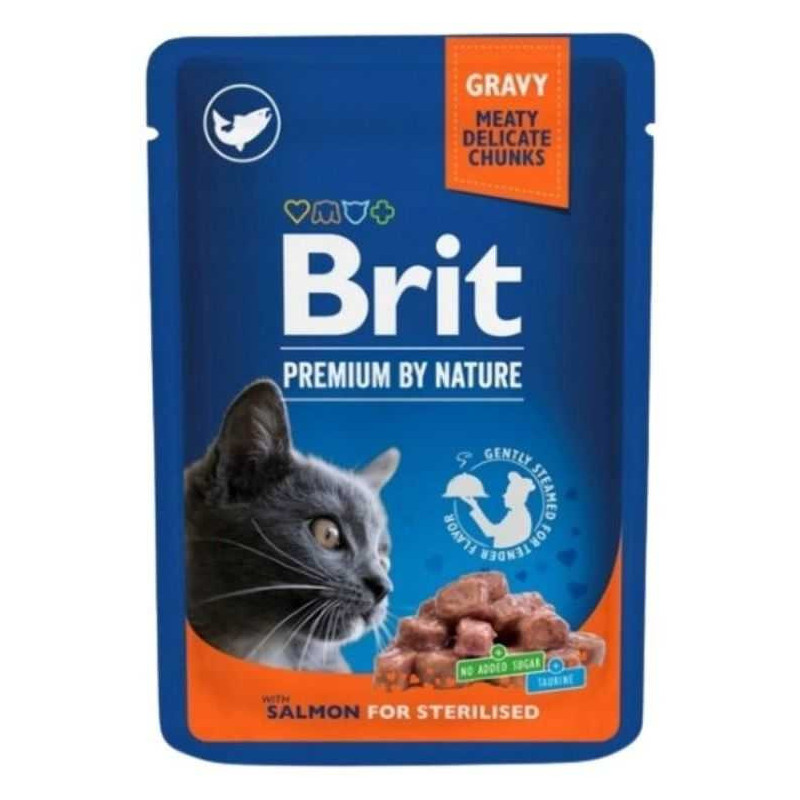 BRIT Premium by Nature“ sterilizuota lašiša 100g