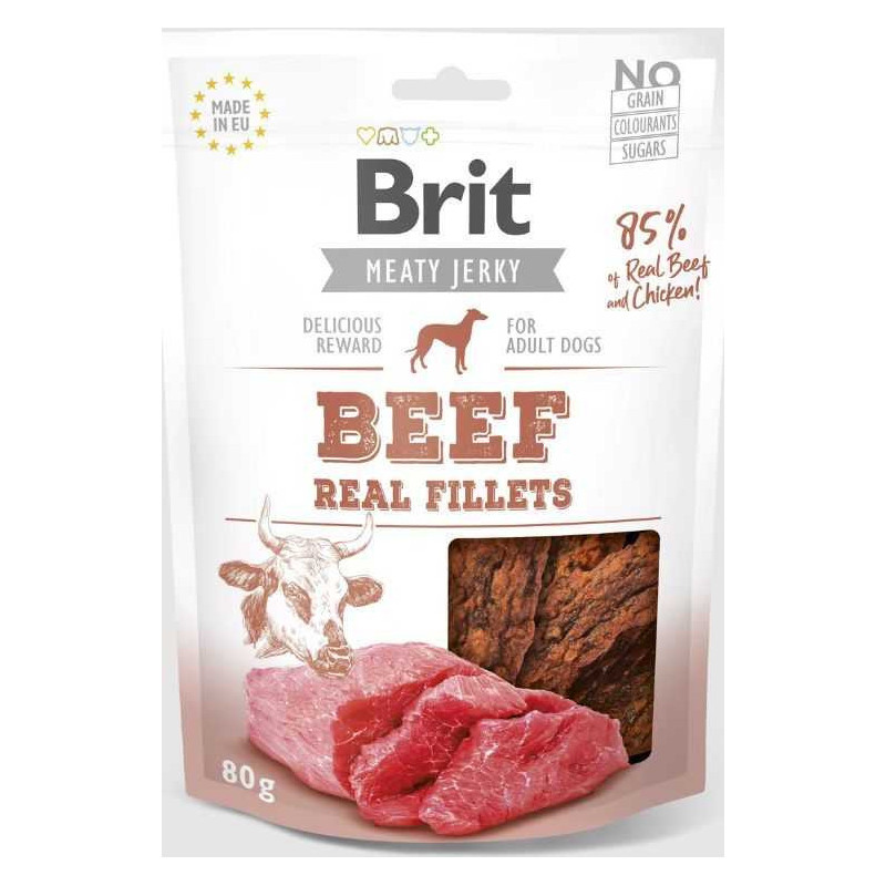 BRIT Mėsingi džiovinti jautienos filė 200g