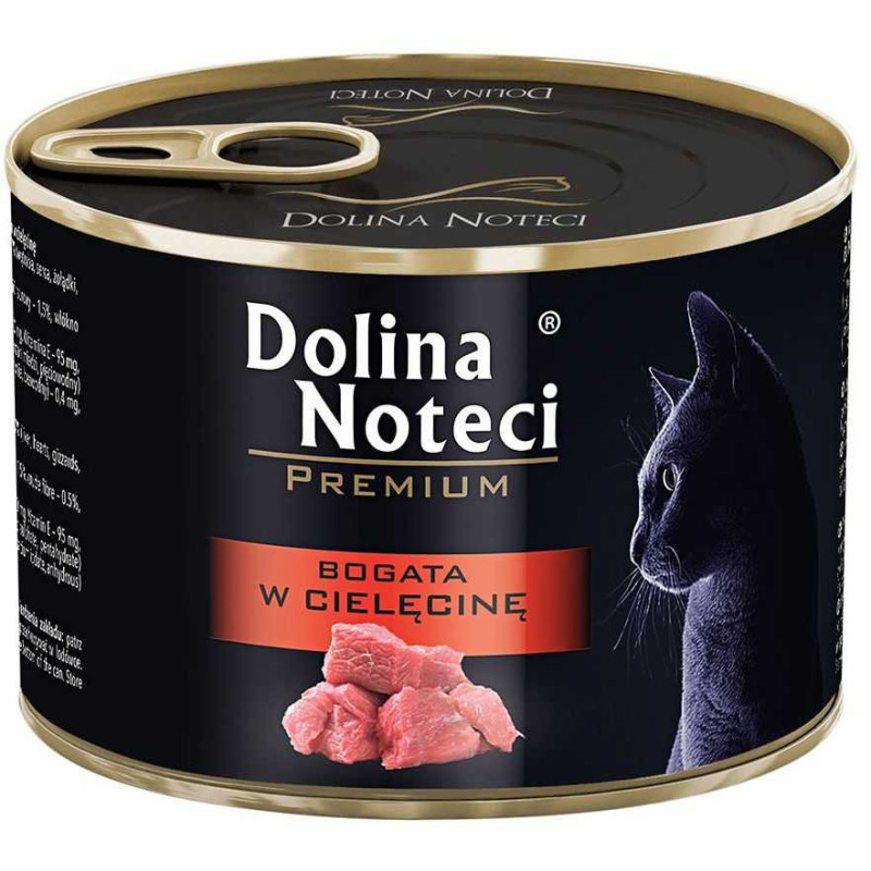 DOLINA NOTECI Aukščiausios kokybės pašaras suaugusiems su veršiena 185g