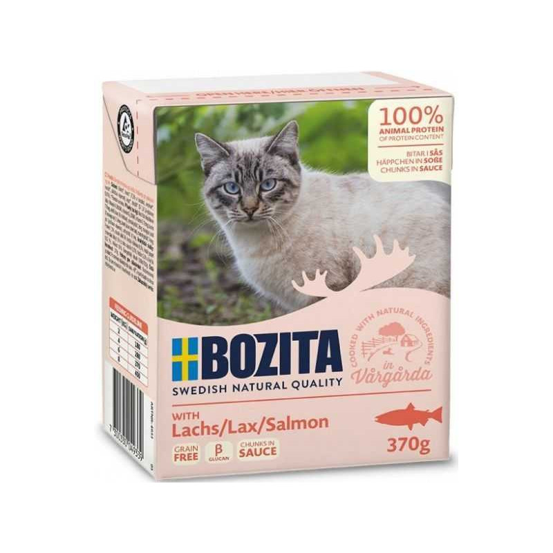 BOZITA Gabalėliai padaže su lašiša 370g