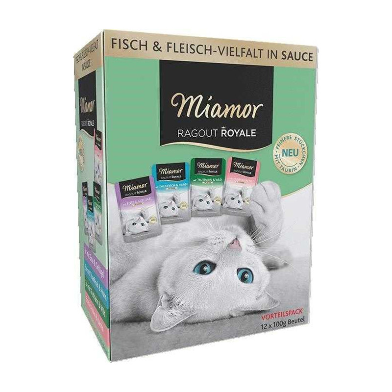 Miamor Ragout Royale sudėtinė pakuotė padaže 12x100g